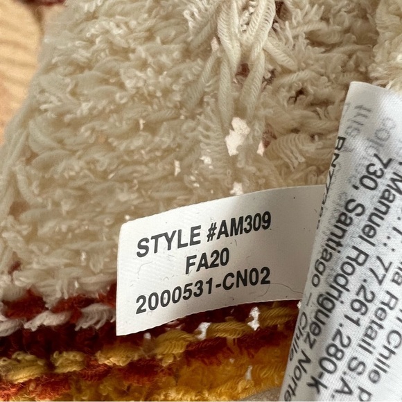 Madewell Striped Diaz Open Cardigan Eyelash Open Cable knit Academia Sz M - Picture 12 of 14